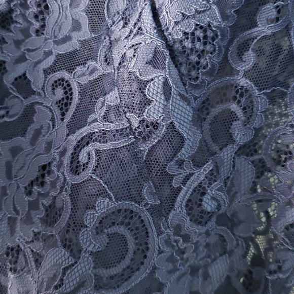 Victoria's Secret navy lace bomber-style zip-up jacket, size xs - Picture 4 of 12